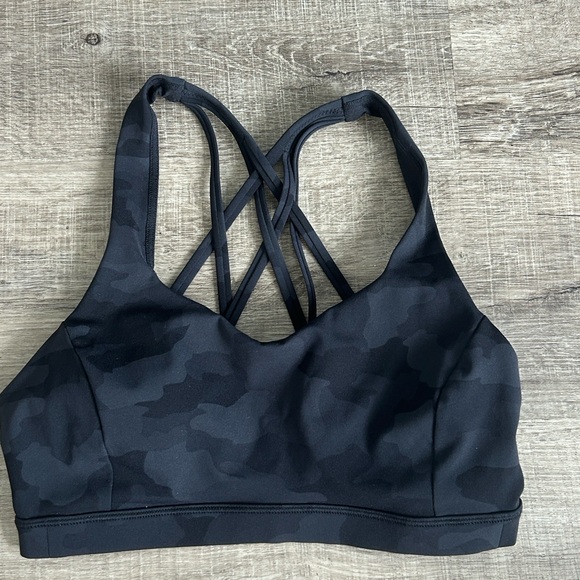 Lululemon Free To Be Serene Bra in Heritage 365 Camo Deep Coal Multi 6 - Picture 5 of 8